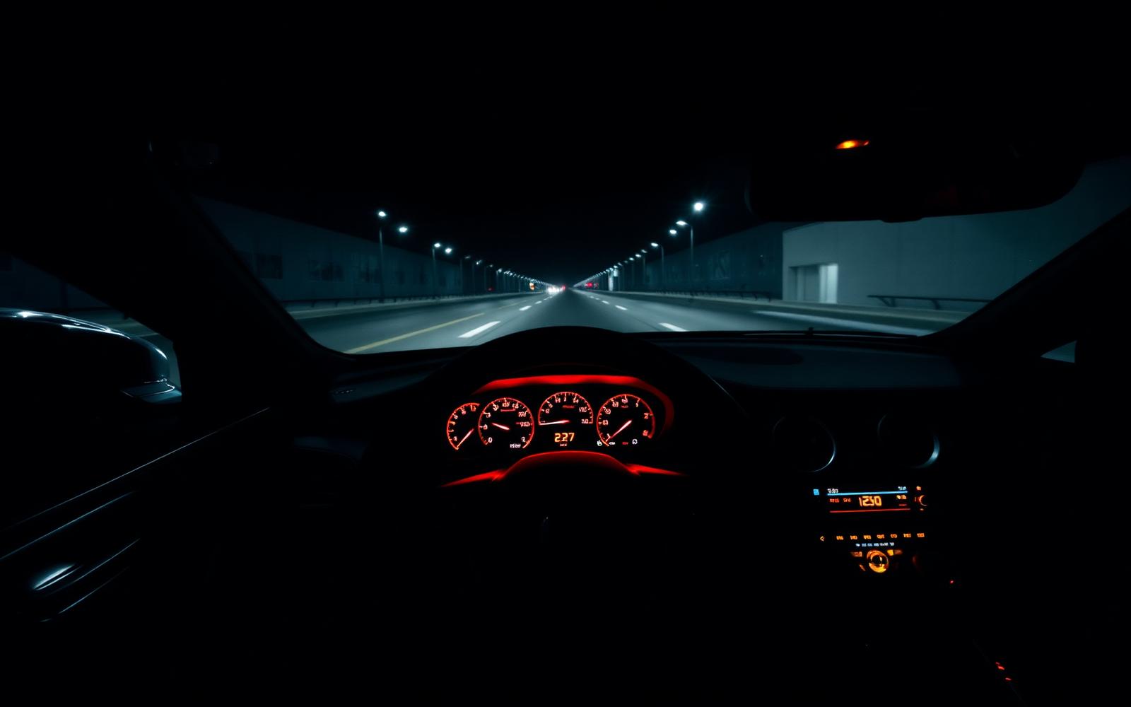Cockpit avec volant Forge LED