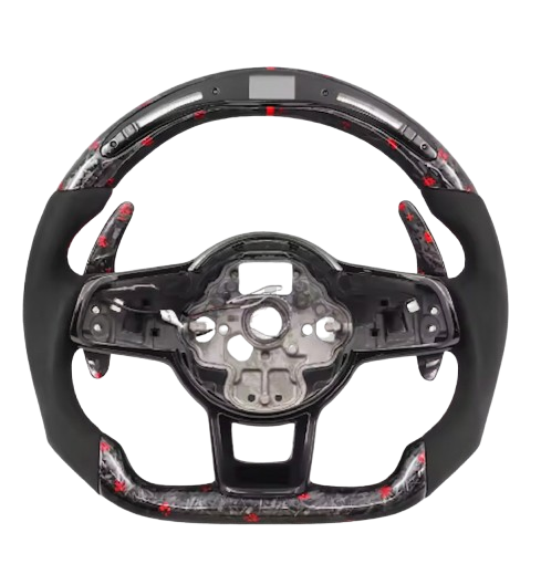 Volant custom carbone forgé